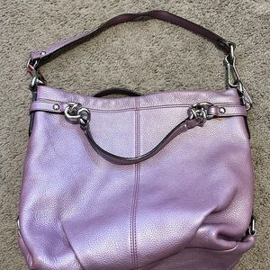 Lilac Coach Purse